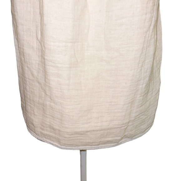 Madewell Patchwork Diamond Print Crinkle Gauze Peasant Top - M - Picture 10 of 16